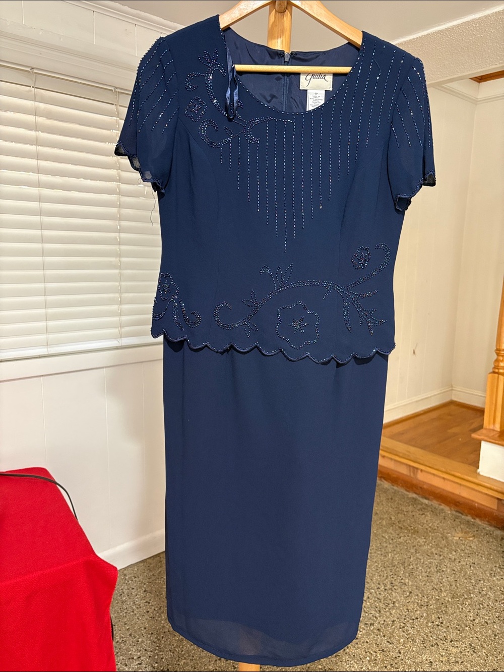 GuiliaNavy Blue Party Dress, Size 6P
